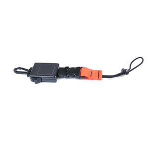 Guardian 105601 42 in Retractable Tool Tether Locking Retractor with Belt Clamp and Elastic Cord Loop