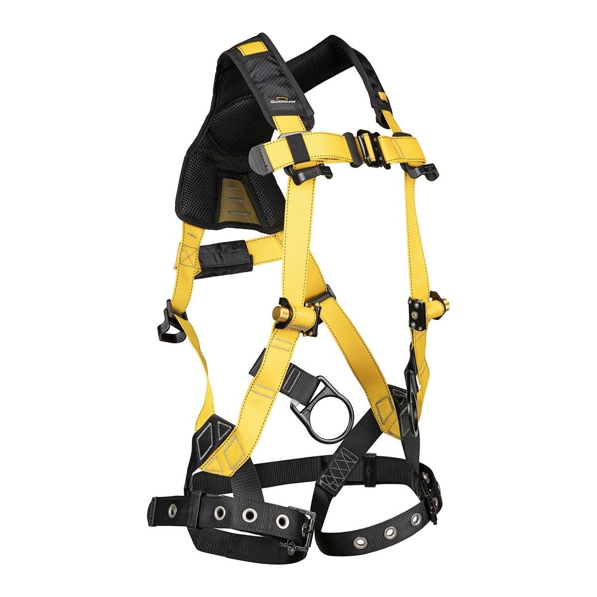 Guardian 3737120 Defender Ultra Positioning Full Body Harness XS-S with Quick-Connect Chest and Tongue Buckle Legs