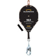 Guardian 10937 50 ft Halo Big Block Cable Self Retracting Lifeline with Steel Snap Hook