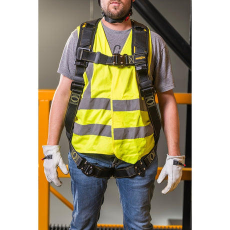 Guardian 21045 Cyclone Full Body Harness Small with Quick Connect Buckles and Dorsal D Ring - 4