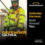 Guardian 3737159 Defender Ultra Climbing Full Body Harness XXXL Quick-Connect Chest and Legs - 7