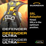 Guardian 3737318 Defender Ultra Plus Retrieval Full Body Harness XL-XXL 13 x 12 x 7 in Quick-Connect Chest Tongue Buckle Legs - 6