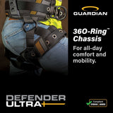 Guardian 3737342 Defender Ultra Plus Full Body Harness XL-XXL Quick-Connect Chest and Legs (1 Harness) - 5